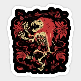 Wizard Lion Fossils Sticker